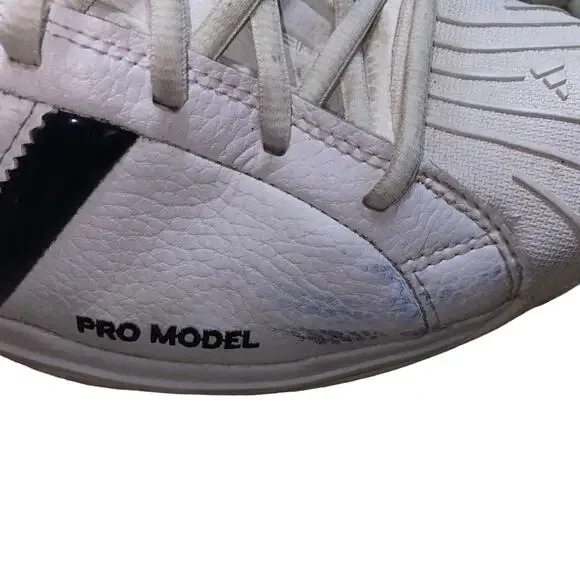 Adidas Men's  'Pro Model 2G' Lace Up Sneakers in Cloud White/Black Size 11.5 - Picture 5 of 9